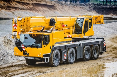 Автокран Liebherr 90 т, стрела 60+16 м гусек